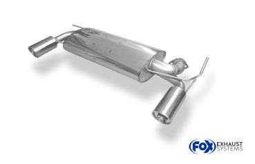 Endschalldämpfer Ausgang rechts/links - 1x100 Typ 17 rechts/links passend für: Nissan Murano